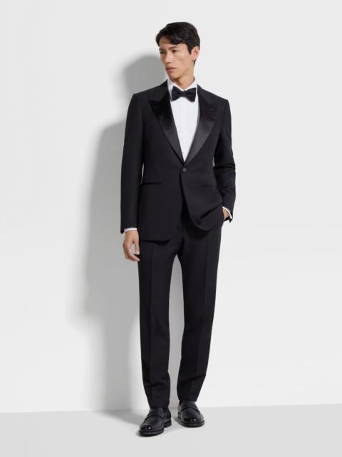 ZEGNA BLACK CENTOVENTIMILA WOOL AND MOHAIR TUXEDO