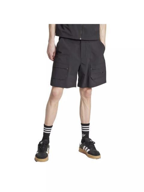 adidas Originals Men's Premium Essentials Utility Cargo Shorts -Black