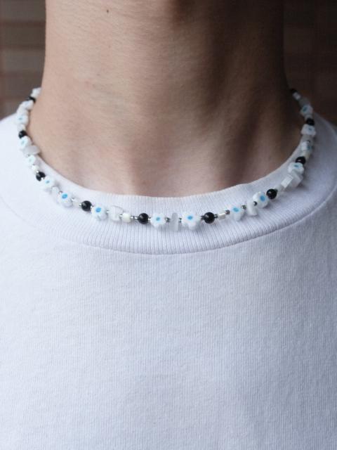 Other Designers Handmade Summer Vibe Millefiori Flower Beads Necklace 16.1in