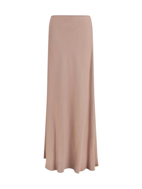 FABIANA FILIPPI Fabiana Filippi Lyocell Long Skirt Moka Meringa