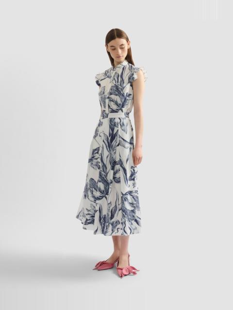 Erdem FLORAL PRINT SLEEVELESS TOP