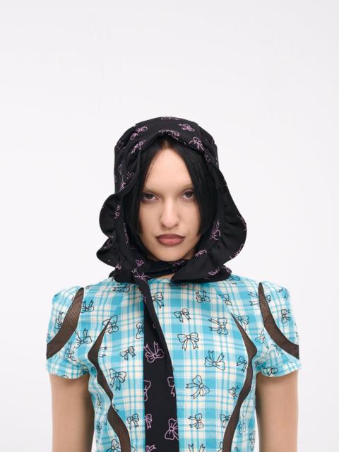 ASHLEY WILLIAMS Bow Print Bonnet