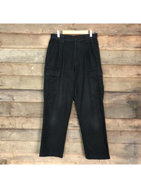 Other Designers Vintage - A Head Worker Black MUltipocket Cargo Pants #c694