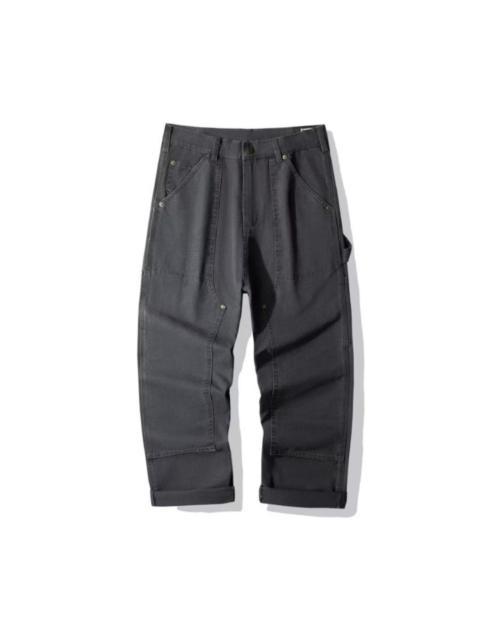Other Designers Archival Clothing - Double knee grey colour Japanese style pant