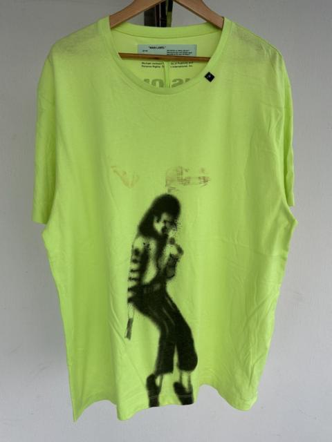 Off-White S/S19 Off-White Virgil Abloh Michael Jackson Oversized Tee