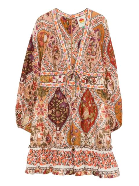 FARM RIO Romantic Nature mini dress