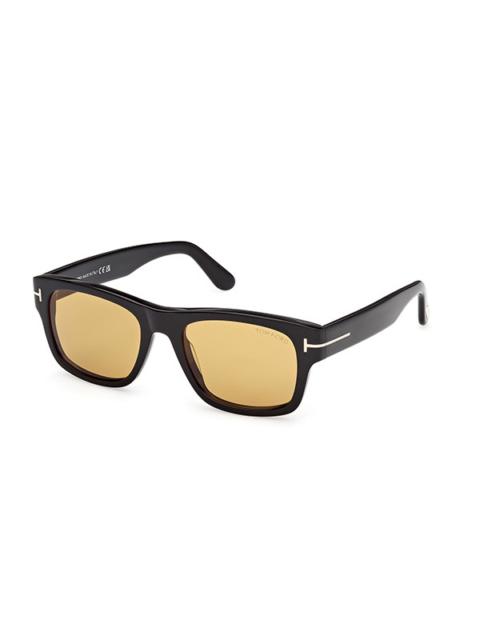 TOM FORD Tom Ford Smith-02 Brown Square Men's Sunglasses FT1303 01E 53