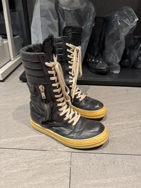 Rick Owens Rick Owens Cargo Basket Leather Boots