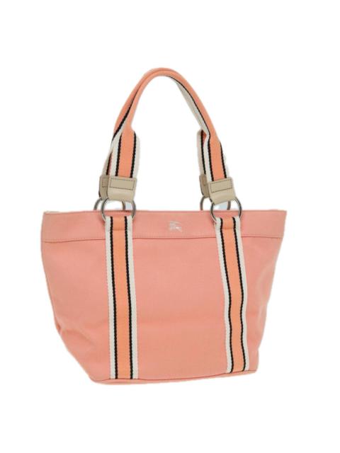 Burberry Burberry Blue Label Tote Bag Canvas Pink