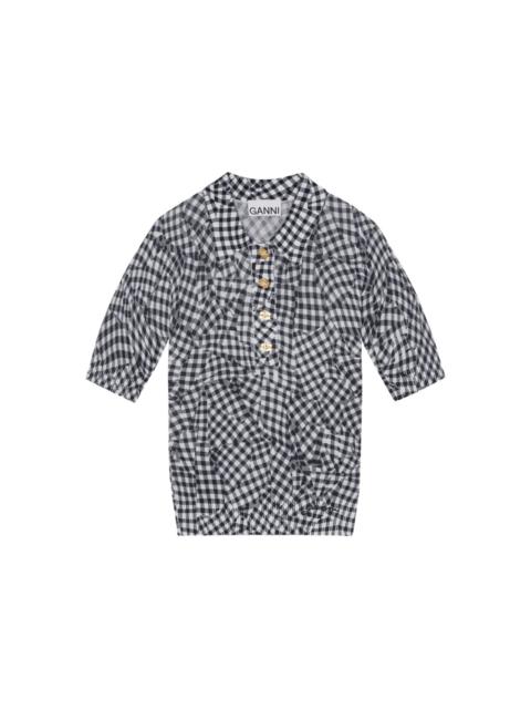 patterned-jacquard top