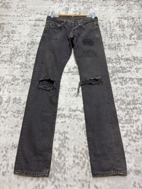 Hysteric Glamour Hysteric Glamour Metal Warrior Printed Distressed Ripped