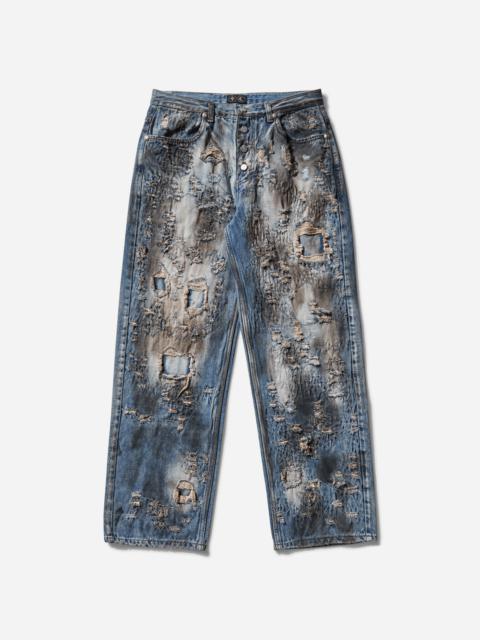 Thug Club Men's Combat Casualty Care Denim Pants Blue