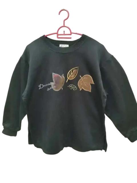 Other Designers RPC Rapica Co. LTD Leaf Design Sweatshirt