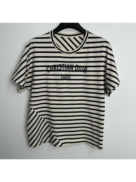 Dior Dior Cotton Stripe Knit Top