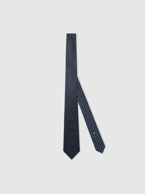 GUCCI GG silk jacquard tie