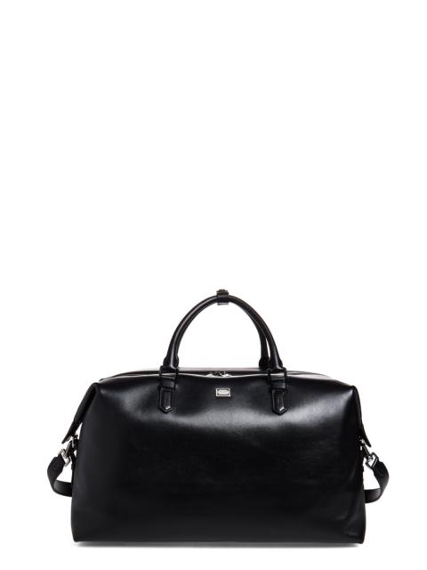 Dolce & Gabbana Dolce&Gabbana Roma Leather Duffle Bag in 80999 Nero at Nordstrom