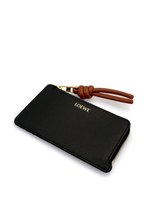 Loewe Loewe Women Knot Leather Zipped Card Case