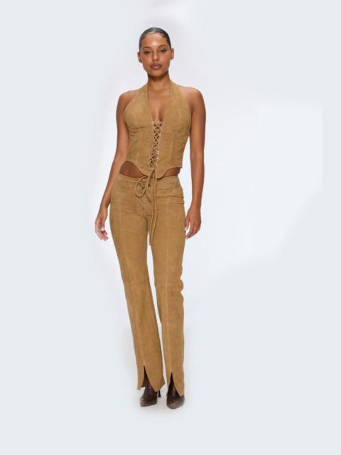 miaou ELEMENT PANT - TAN SUEDE