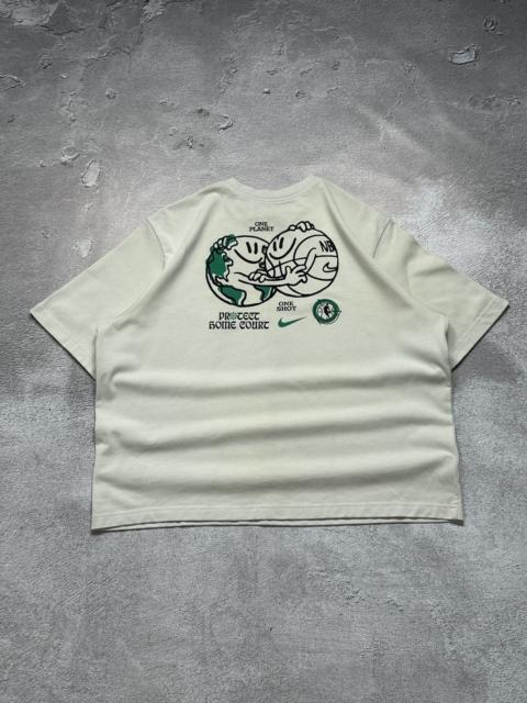 Nike Rare Nike NBA One Planet One Shot Centre Logo Cropped TShirt