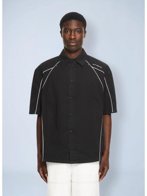 Off-White Off-White Men Garment-Dyed Sporty Bowling Shirt