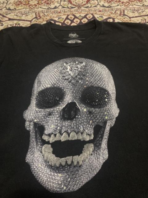 Other Designers Designer - Damien Hirst Diamond Skull Black Tshirt Other Criteria