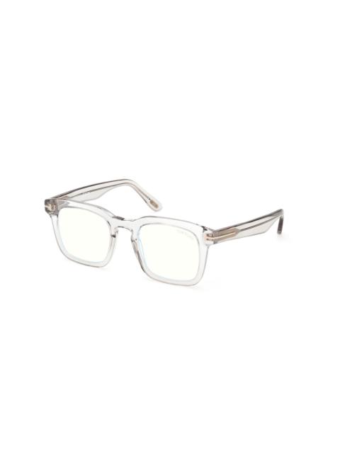 TOM FORD Tom Ford Blue Light Block Square Men's Eyeglasses FT6025-B 020 50