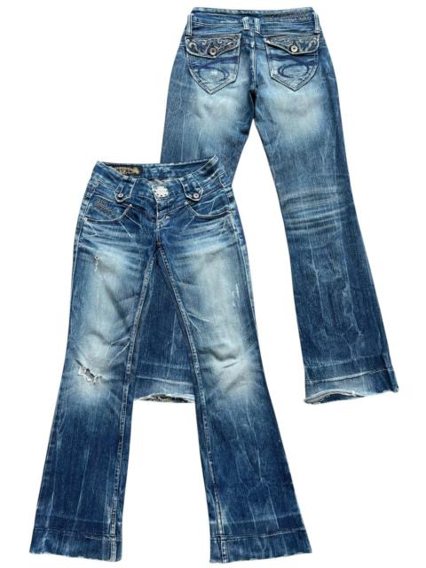 Other Designers Japanese Brand - Red Pepper Distressed Bootcut Flare Denim Jeans 28x31