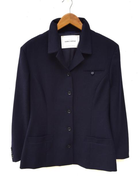 Other Designers Isamu Katayama Backlash - Japanese Designers Isamu Katayama Navy Blue Wool Jacket