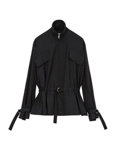 Loewe LOEWE Black Belted Woolen Jacket New & Authentic (Women's si