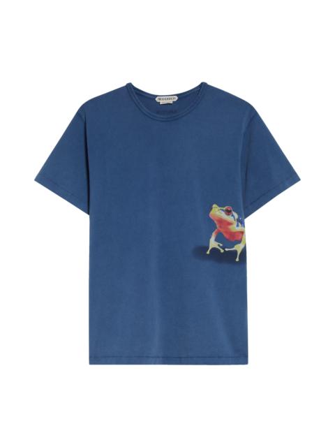 JW Anderson JW Anderson Peeking Frog Graphic T-Shirt in Mid Blue at Nordstrom