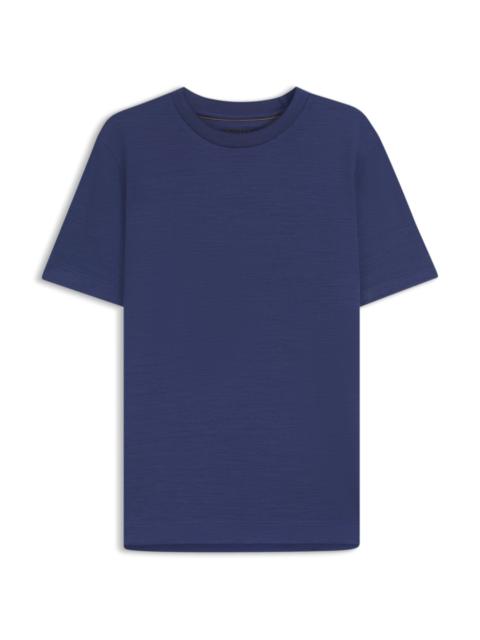 BOSS REGULAR-FIT T-SHIRT IN SILK AND WOOL