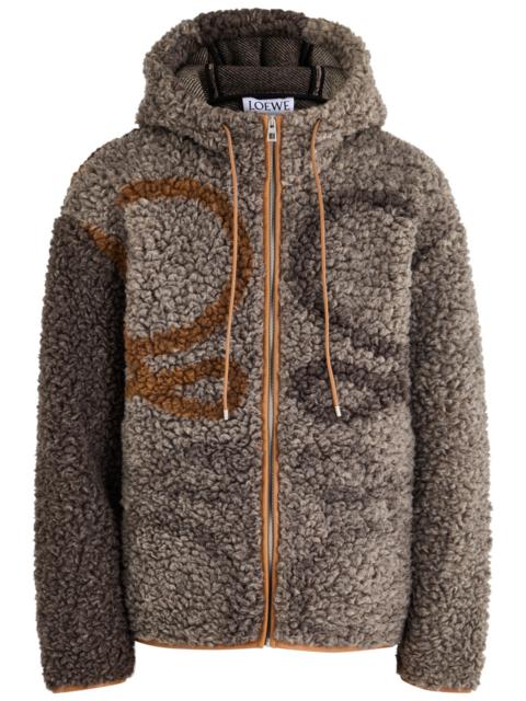Loewe Logo-print Hooded Fleece Jacket
