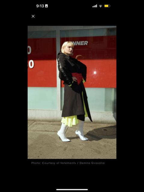 VETEMENTS NWT - Vetements Demna Era Washtag Strips Hoodie