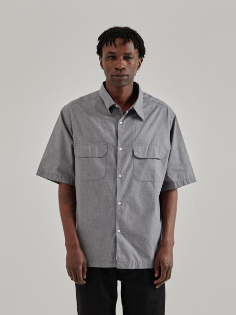 Nanamica Regular Collar Short Sleeve Shirt - Navy