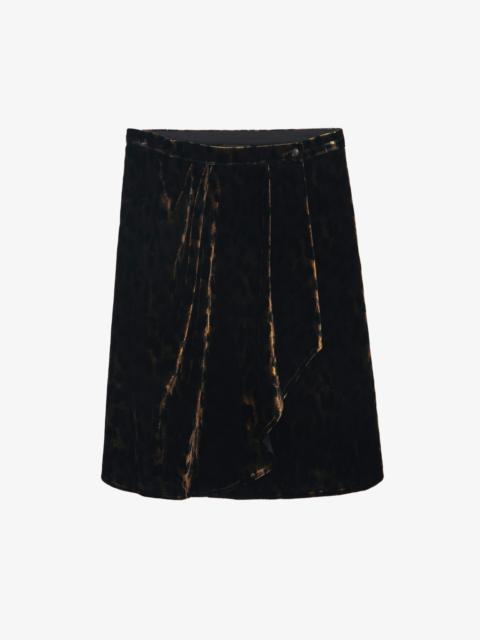 Zadig & Voltaire Jerry Velvet Skirt