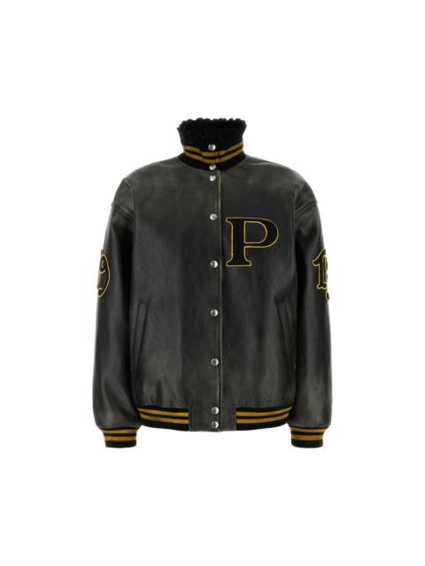 Prada PRADA Black Leather Jacket New And Authentic (Women's size:4