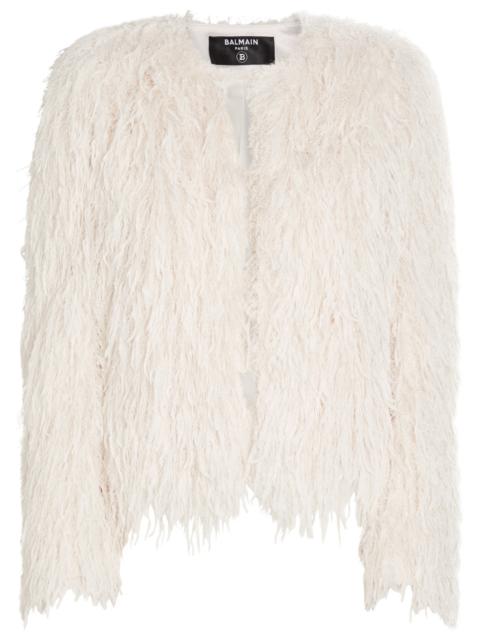 Balmain Balmain Metallic-weave Fringed Jacket