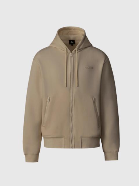 MACKAGE KRYSTOS Double-face Jersey zip-up hoodie