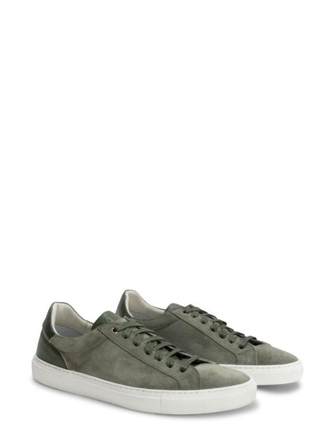 ROBERT BARAKETT Robert Barakett Huberto Suede Low Top Sneaker in Balsam Green at Nordstrom