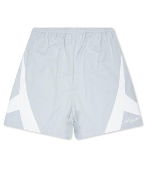 Acne Studios EMBROIDERED LOGO SHORTS - COLD GREY