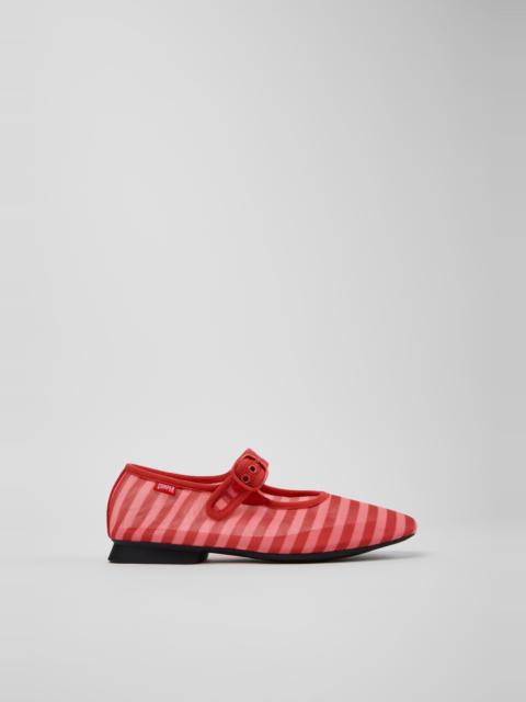 CAMPERLAB Red Textile Ballerinas for Women.
