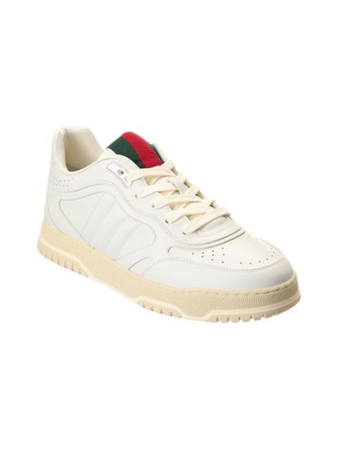 GUCCI Gucci Re-Web Leather Sneaker