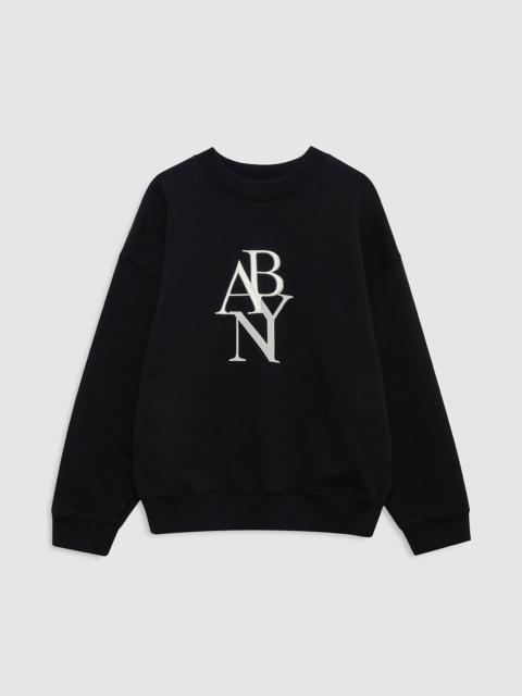ANINE BING Jaci Sweatshirt Ab Ny - Black