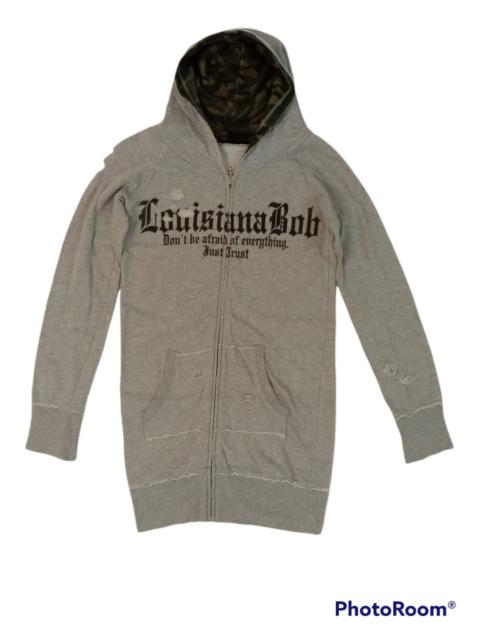 Other Designers Japanese Brand - DISTRESSED DESIGN LONG CAMOO HOODIE SWEATER