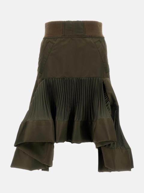 sacai Nylon Twill Skirt