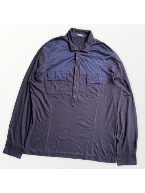 Bottega Veneta Long sleeve Silk/Cotton Polo Shirt