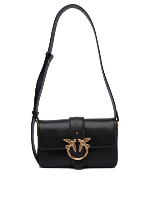 Pinko Borsa A Tracolla Morbida "mini Love Bag" In Pelle