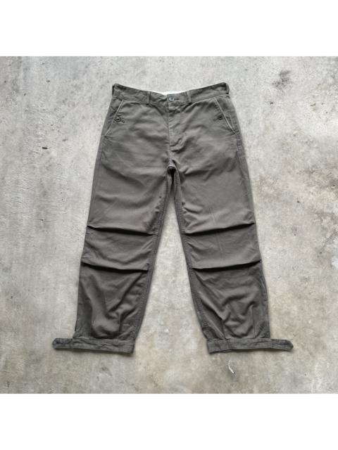 Other Designers Vintage - Vintage Japanese Brand BEAMS Army Green Trousers Pants W30