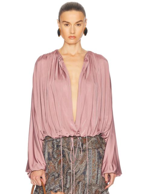 SAINT LAURENT Long Sleeve Blouse