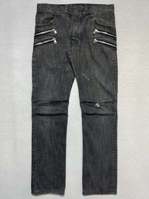 Balmain Balmain - Christophe Decarnin - FW11 Double Zip Biker Jeans